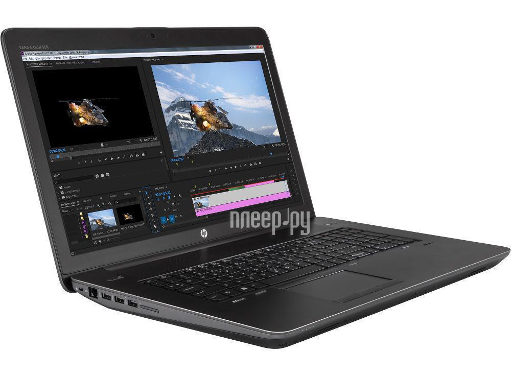 Ноутбук HP ZBook 17 G4 (1RQ55ES) (Intel Core i7-7700HQ 2.8 GHz/8192Mb/1000Gb/nVidia Quadro M1200M 4096Mb/Wi-Fi/Bluetooth/Cam/17.3/1920x1080/Windows 10 64-bit) RTL