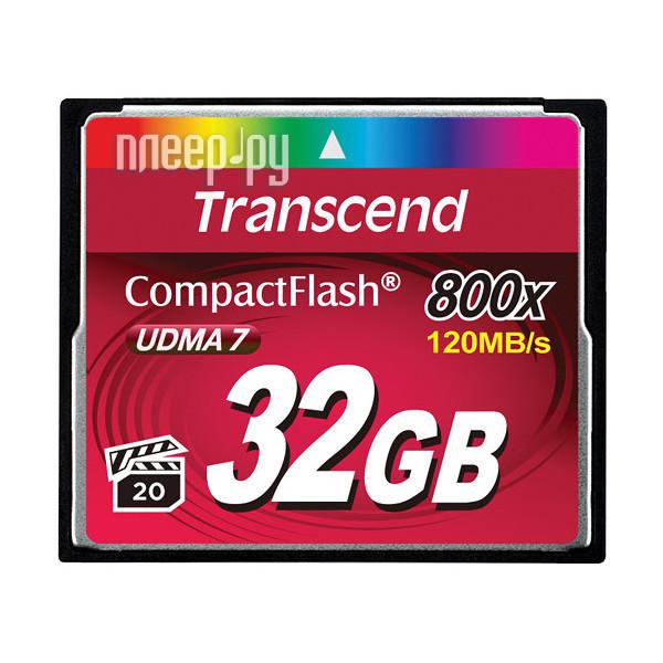 Compact Flash Card 32Gb Transcend 800x (TS32GCF800) RTL