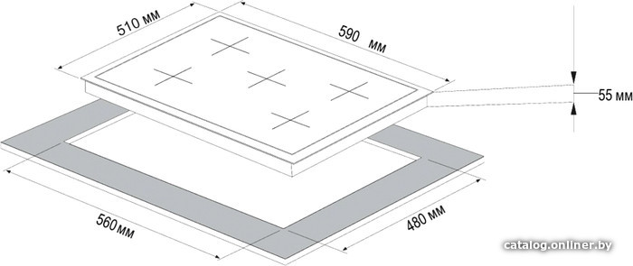 Варочная панель Korting HG 697 CTN