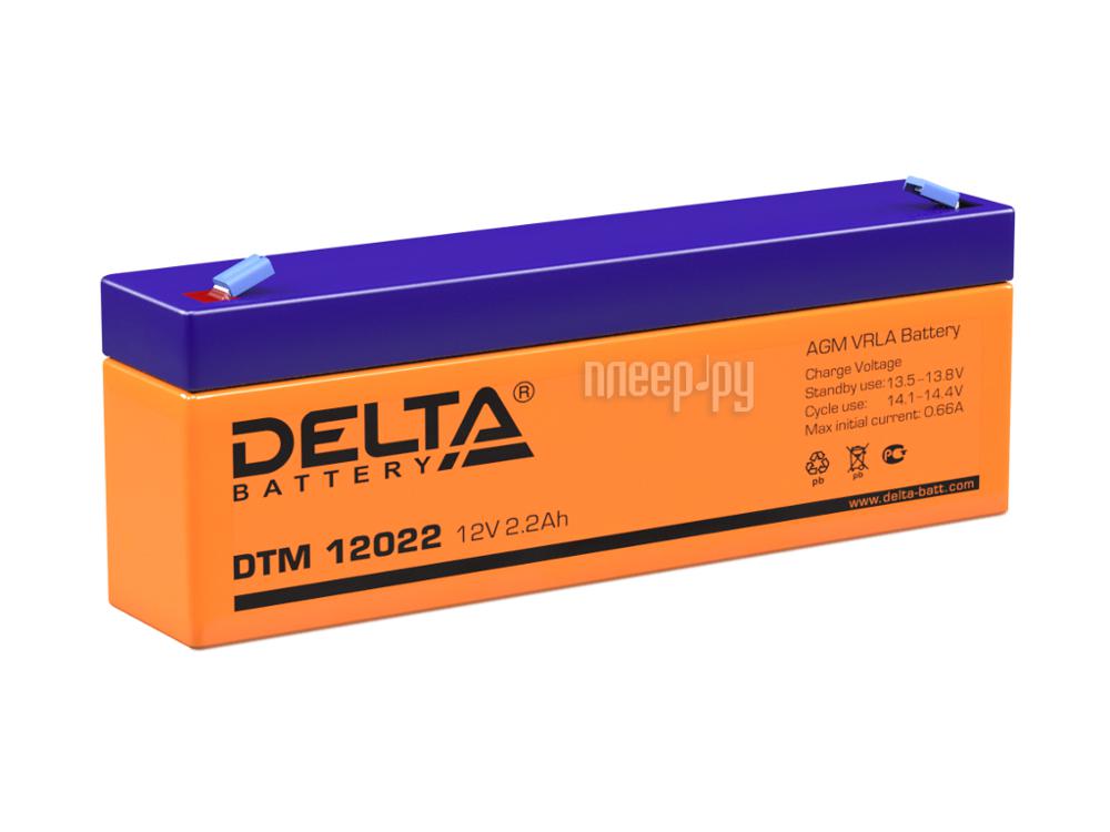 UPS Аккумулятор Delta DTM 12022 12V/2.2Аh 178/35/67, 0.99кг, F1