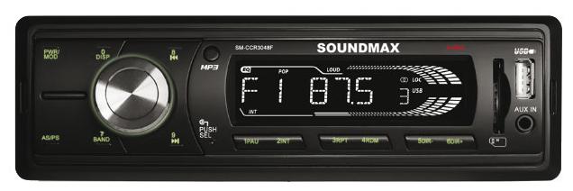 Автомагнитола Soundmax SM-CCR3048F (ЧЕРНЫЙ)\G