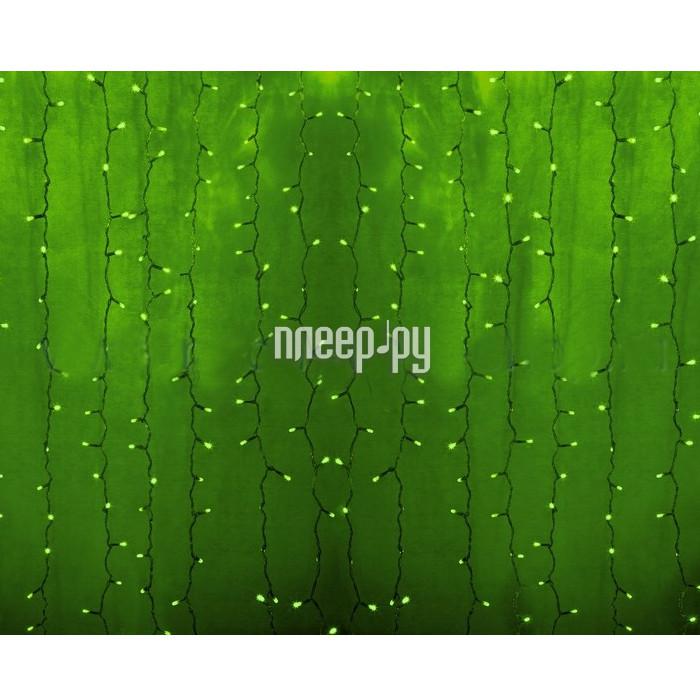 Новогодняя гирлянда Neon-Night Светодиодный Дождь 2x3m 448 LED Green 235-154-6