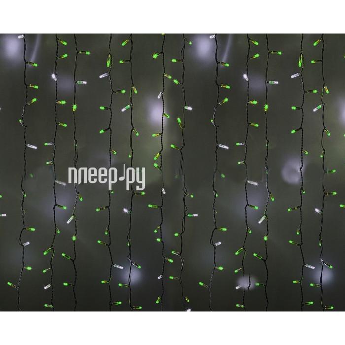 Новогодняя гирлянда Neon-Night Светодиодный Дождь 2x1.5m 360 LED Green 235-226