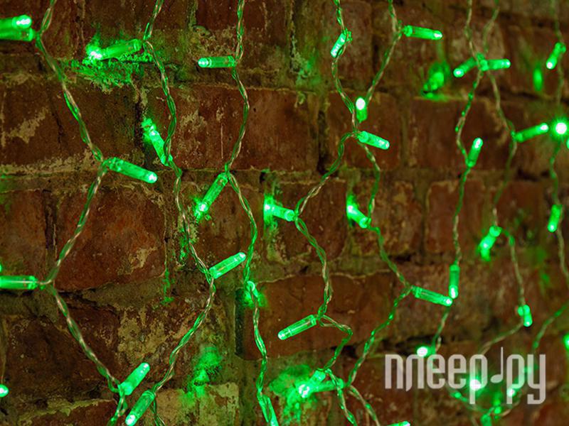 Новогодняя гирлянда Neon-Night Светодиодный Дождь 2x0.8m 160 LED Green 235-104