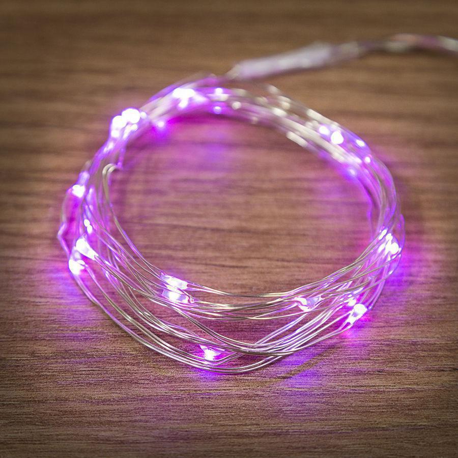Новогодняя гирлянда Neon-Night Роса 2m 20 LED Pink 303-007