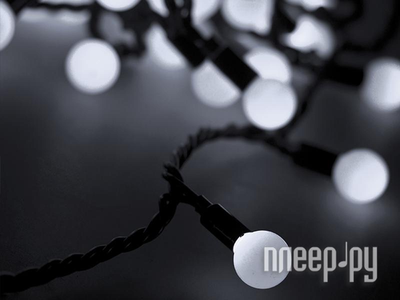 Новогодняя гирлянда Neon-Night Мультишарики 23mm 10m 80 LED White 303-515