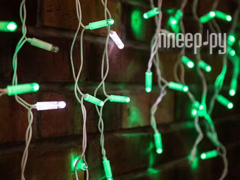 Новогодняя гирлянда Neon-Night Айсикл 4.8x0.6m 176 LED Green 255-164