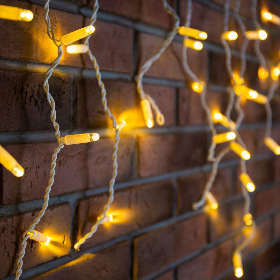 Новогодняя гирлянда Neon-Night Айсикл 1.8x0.5m 48 LED Warm-White 255-026