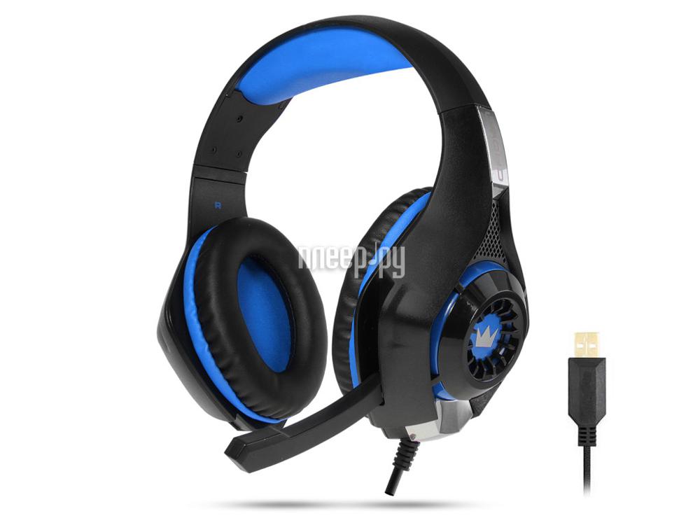 Наушники Crown CMGH-102T Black-Blue