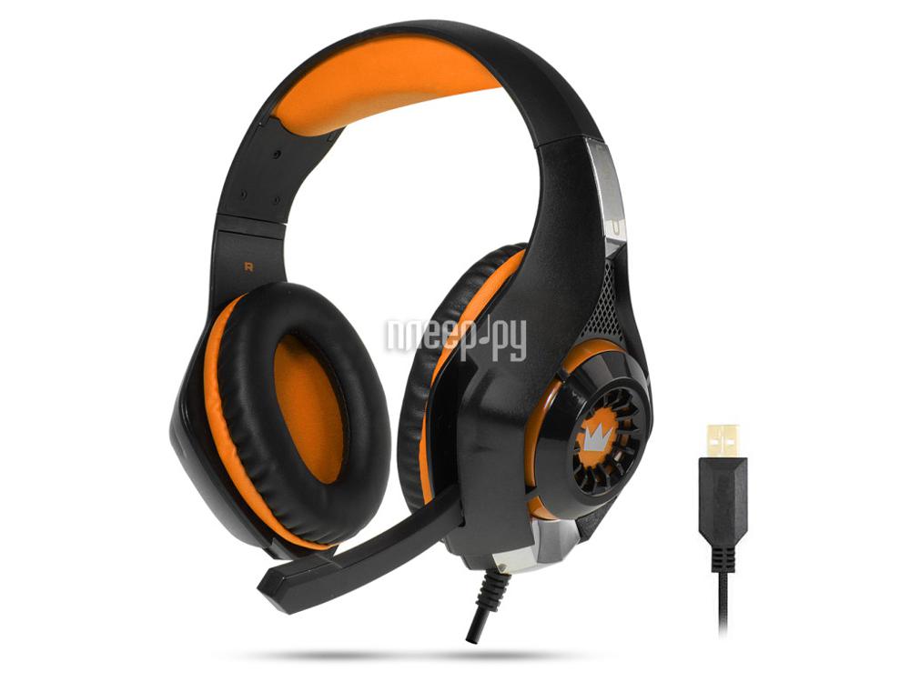 Наушники Crown CMGH-102T Black-Orange