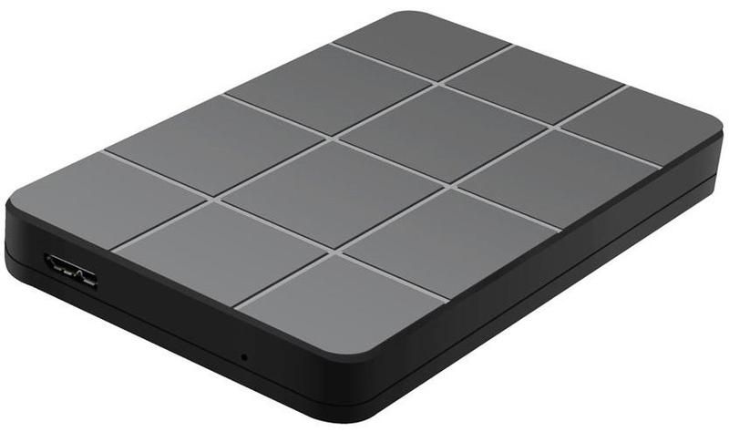 External case for HDD 2,5" AgeStar 3UB2P1 Black (2.5", SATA, USB3.0, W/O Screws) 81x15x133мм RTL