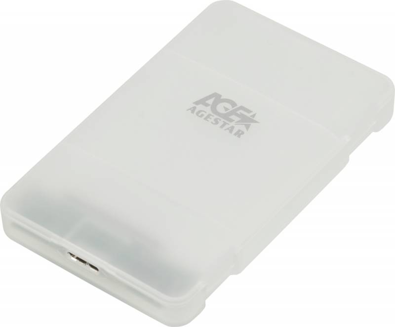 External case for HDD 2,5" AgeStar 3UBCP3 White RTL