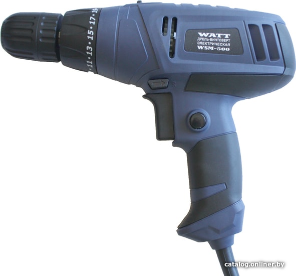 Дрель-шуруповёрт WATT WSM-500