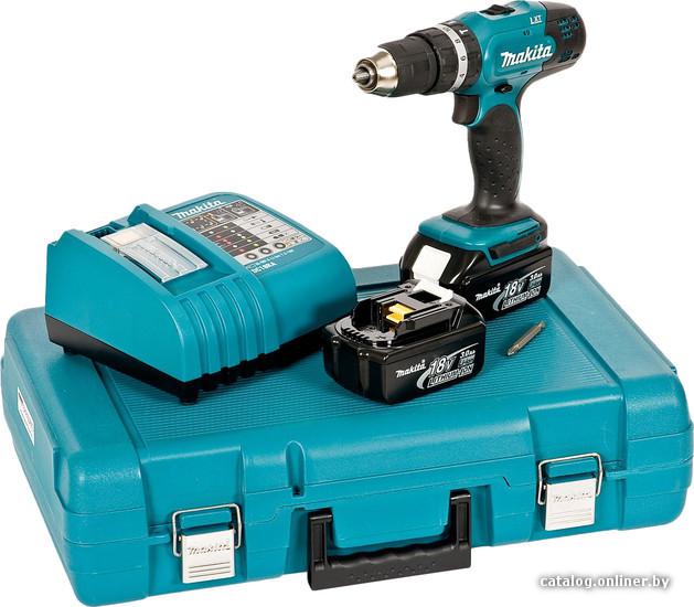 Дрель-шуруповёрт Makita DHP453RFE