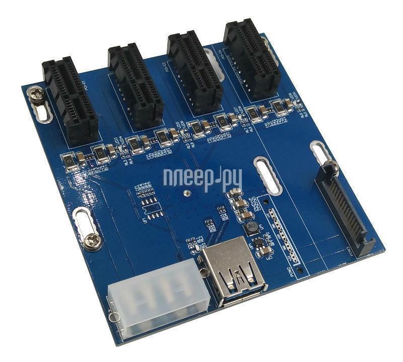 Адаптер noname LPE-41X CARD PCIE / 1PCIE - 4PCI-E