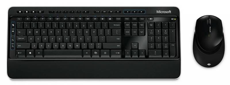 Клавиатура + мышь Microsoft Wireless 3050 Desktop (PP3-00018), черный, USB, RTL