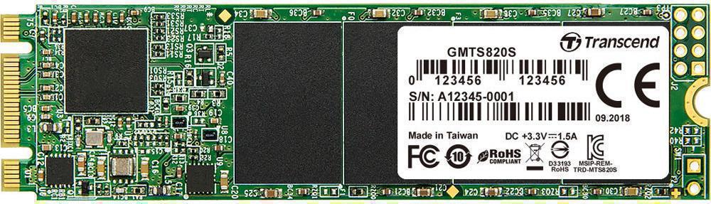 SSD M.2 Transcend 480Gb MTS820S (TS480GMTS820S) RTL