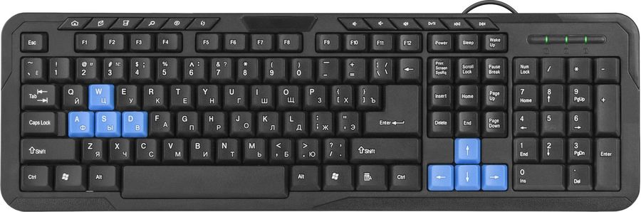 Клавиатура Defender #1 HM-430 Black, USB