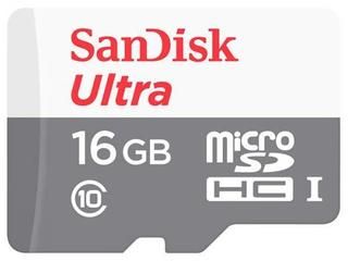 Micro SD 16 Gb SanDisk Class10 UHS-I Ultra SDSQUNS-016G-GN3MN