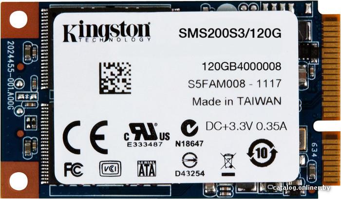 SSD mSATA Kingston 120Gb SSDNow mS200 (SMS200S3/120G) OEM