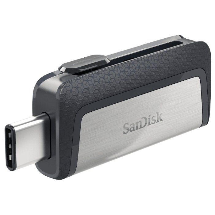 256 Gb USB3.1 SanDisk Ultra Dual Type-C 256GB (SDDDC2-256G-G46) Black-Silver RTL