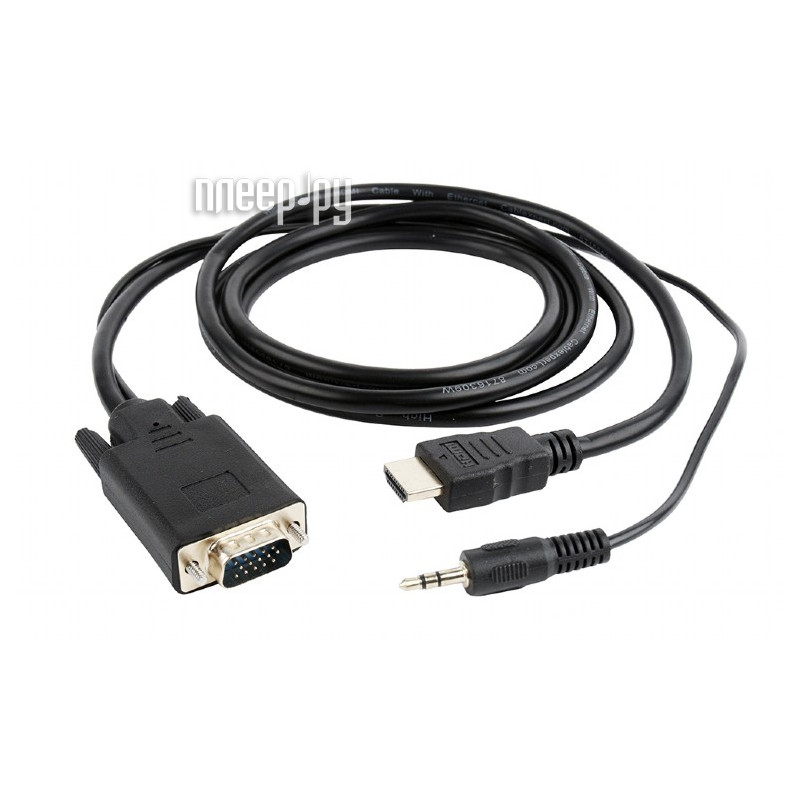 Кабель HDMI-VGA Cablexpert A-HDMI-VGA-03-6 1,8m