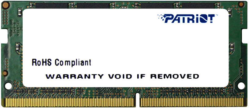 SO-DIMM DDR4 4GB PC-19200 2400MHz Patriot (PSD44G240082S) CL17 1.2V