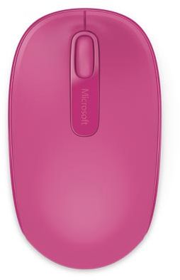 Mouse Wireless Microsoft Wireless Mobile Mouse 1850 (U7Z-00065) 2кн.+скр., розовый, USB, RTL