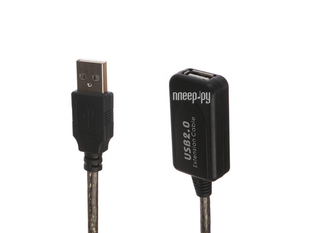 Кабель USB 2.0 Am-Af 15.0m (удлинитель активный) Gembird (UAE-01-15M)