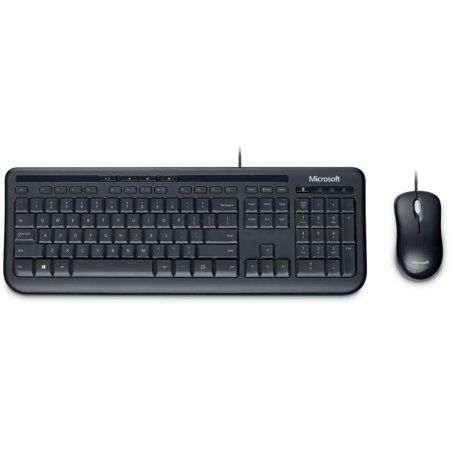 Клавиатура + мышь Microsoft Wired Desktop 600 (3J2-00015) Black