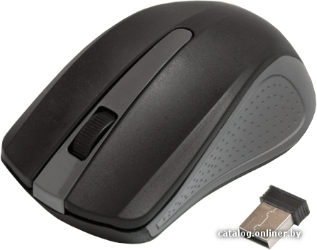 Mouse Wireless RITMIX RMW-555 Black-Grey