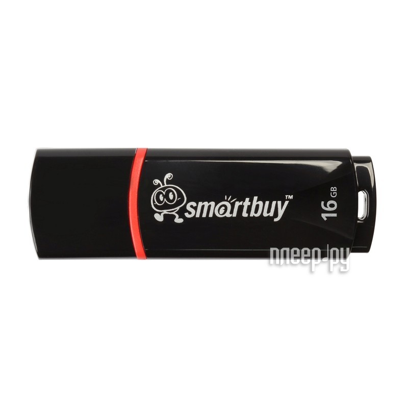 16 Gb USB3.0 SmartBuy Crown (SB16GBCRW-K), Black