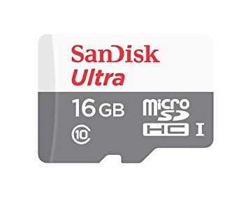 Micro SD 16 Gb SanDisk Class10 UHS-I Ultra SDSQUNS-016G-GN3MA + adapter