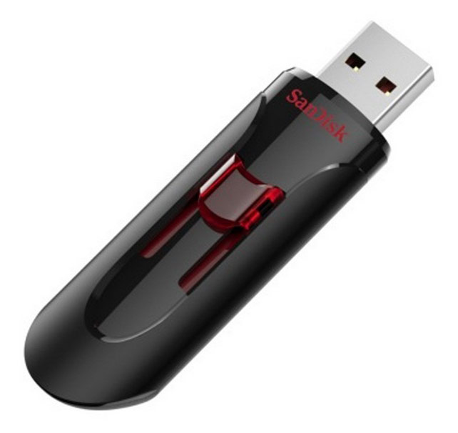 256 Gb USB3.0 SanDisk Cruzer Glide (SDCZ600-256G-G35), Black
