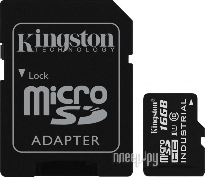 Micro SD 16 Gb Kingston Class 10 U1 SDCIT/16GB + adapter