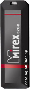 32 Gb Mirex KNIGHT BLACK (13600-FMUKNT32) USB2.0