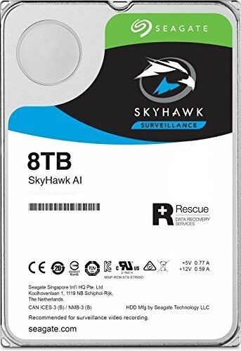 HDD 3.5" SATA-III Seagate 8TB SkyHawk AI (ST8000VE0004) 7200RPM 256Mb 6Gb/s
