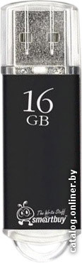 16 Gb SmartBuy V-Cut (SB16GBVC-K), Black, USB2.0