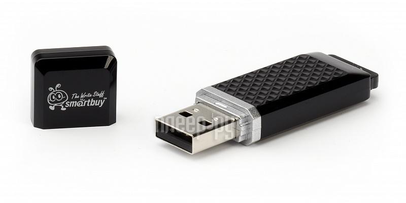 32 Gb SmartBuy Quartz (SB32GBQZ-K), USB 2.0, Black