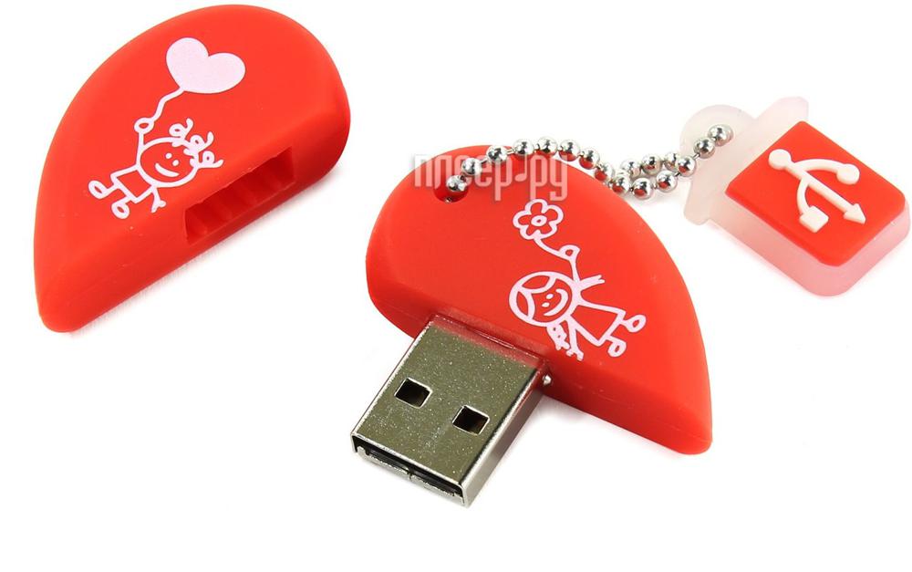 16 Gb SmartBuy Wild Series Heart (SB16GBHeart), USB2.0