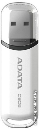 32 Gb A-Data C906 White (AC906-32G-RWH), USB 2.0 Retail