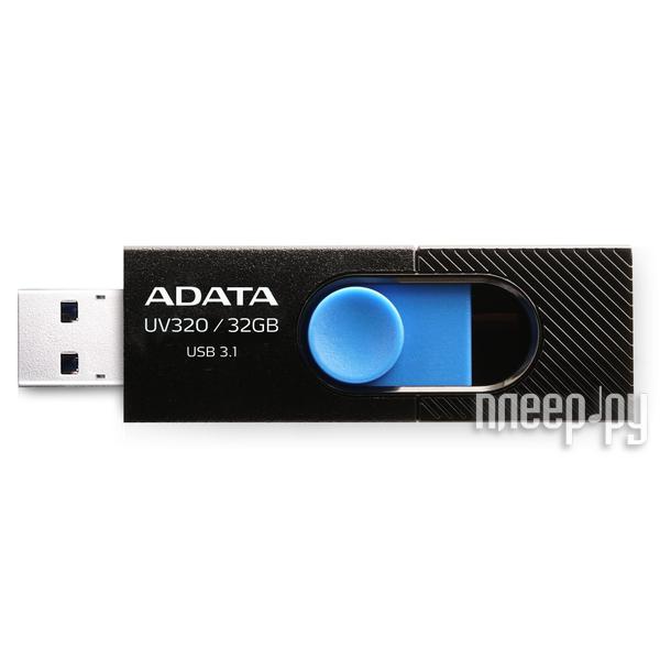 32 Gb USB3.0 A-Data UV320 (AUV320-32G-RBKBL) Black-Blue
