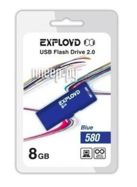 8 Gb Exployd 580 EX-8GB-580-Blue USB2.0