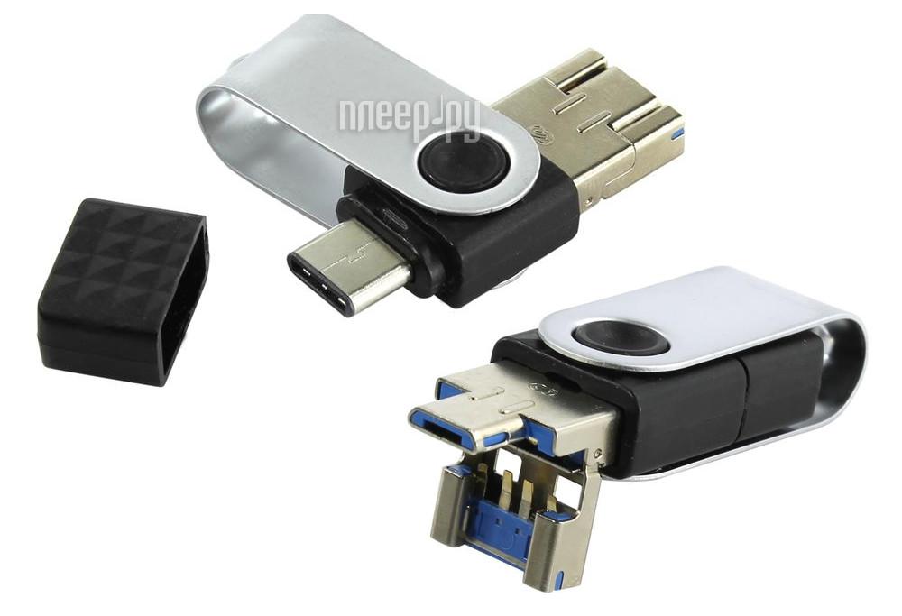 16 Gb USB3.0 SmartBuy Trio (SB16GBTRIO), Black