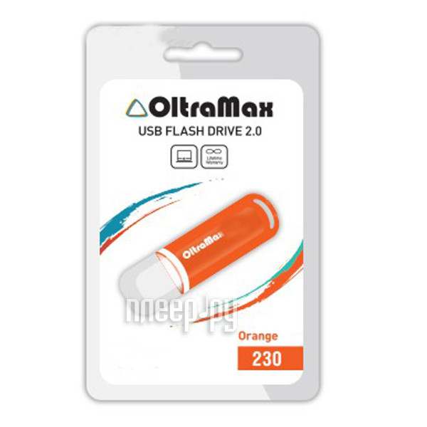 4 Gb OltraMax 230 Orange OM-4GB-230-Orange USB 2.0