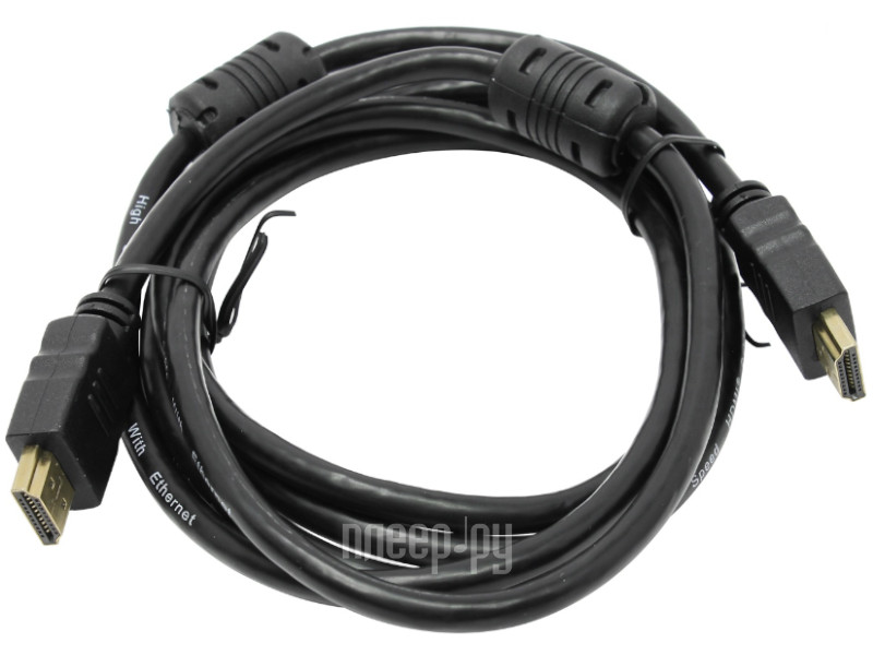 Кабель HDMI- HDMI Telecom 2.0m ver2.0, (TCG200F-2M), с ферритовыми кольцами