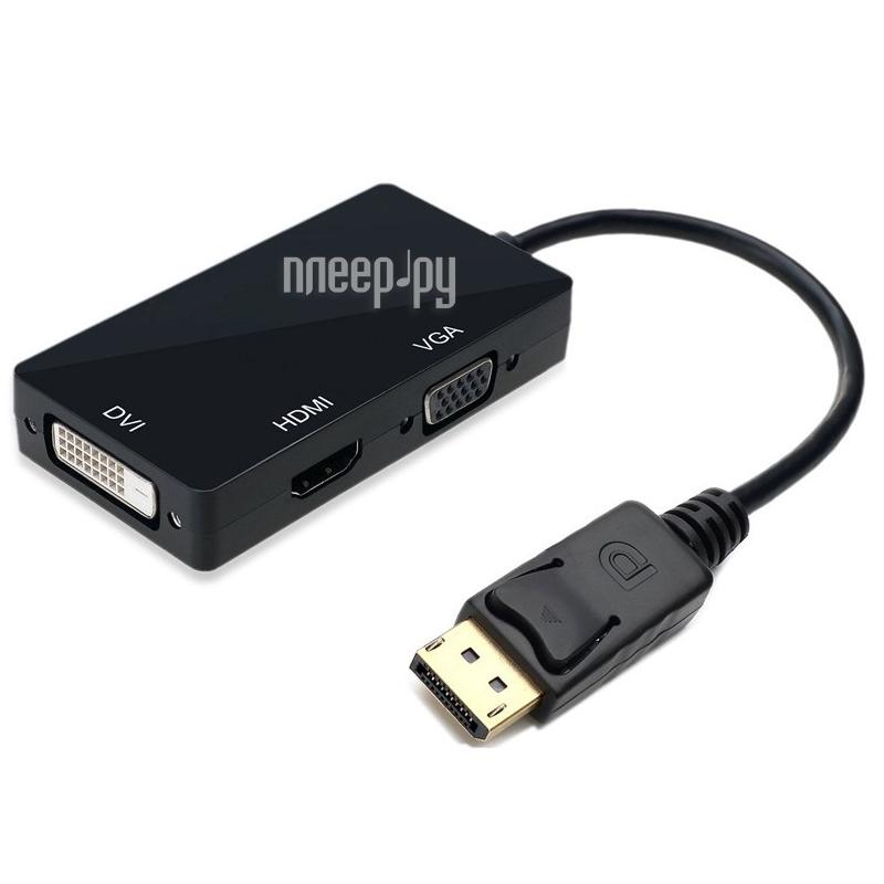 Кабель DP- VGA+DVI+HDMI Orient C309