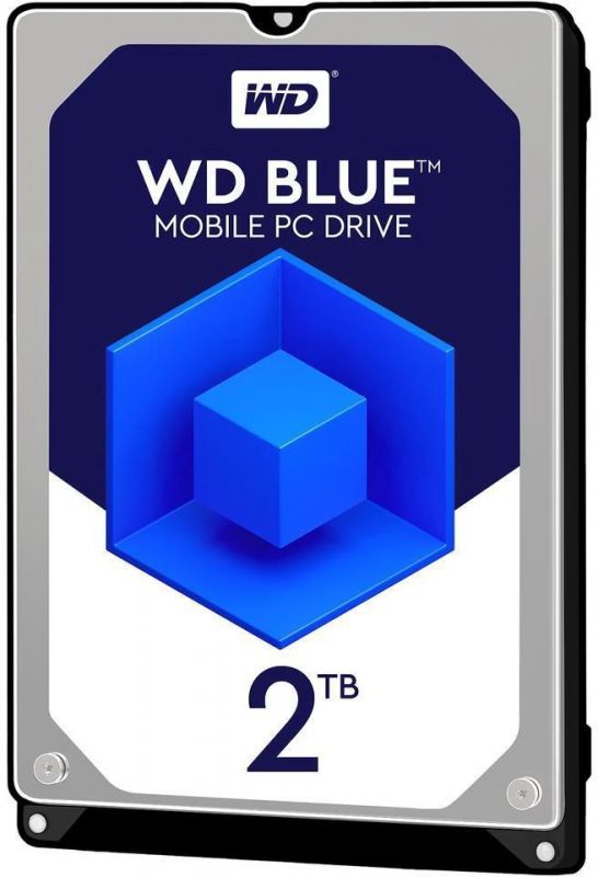 HDD 2,5" SATA WD 2TB Blue (WD20SPZX) 5400RPM 128Mb 6Gb/s