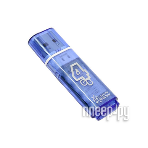 4 Gb SmartBuy Glossy Blue (SB4GBGS-B), USB 2.0