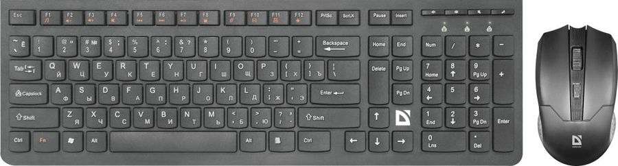 Клавиатура + мышь Defender C-775 (45775) USB Black